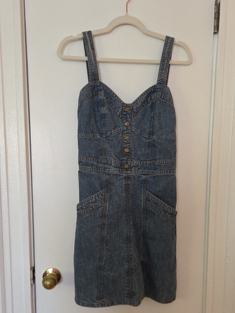 Blue Denim-Style Dress